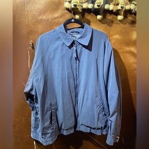 Paige and Tuttle Dusty Blue Windbreaker Raincoat XL